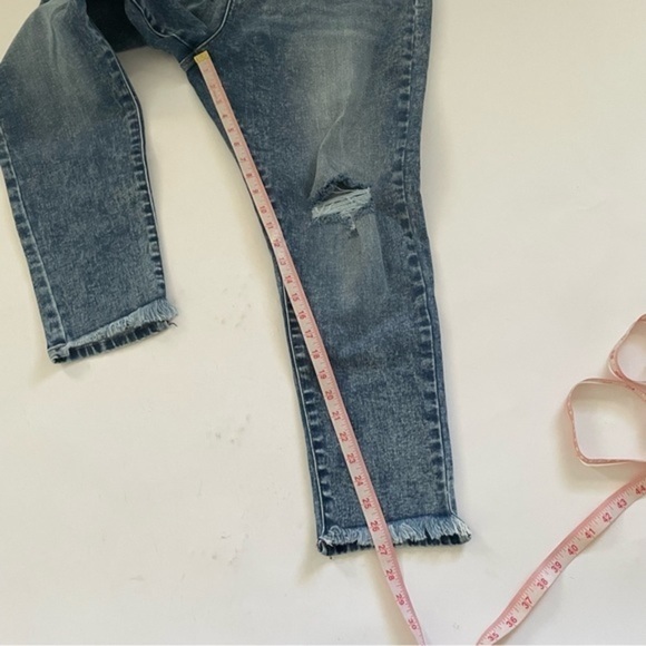Kancan High Rise Distressed Jeans Size 3XL Raw Hem - Picture 6 of 7